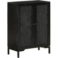 Sideboard aus massivem Mangoholz mit T¨¹ren, Fachern und